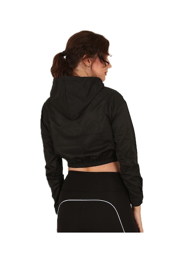 Scorp Alice Crop Kapüşonlu Kadın Sweatshirt Siyah