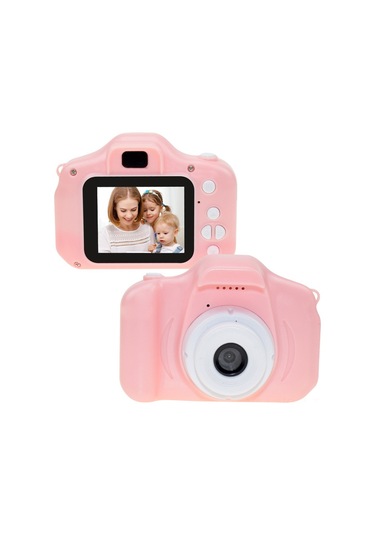 Suofeng X200 Çocuk Dijital Kamerası - 1080p Video, Fotoğraf Çekimi, Sticker Özellikli, 2.0 İnç Ekranlı, Pembe Portatif Kameralar Suofeng X200 Çocuk Dijital Kamerası - 1080p Video, Fotoğraf Çekimi, Sticker Özellikli, 2.0 İnç Ekranlı, Pembe Portatif Kameralar