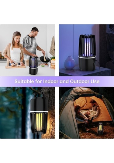 Elektrikli Sivrisinek Kovucu, 4000 Mah, 2'si 1 Şarj Edilebilir