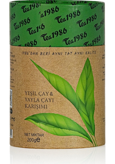 Tea1986 Yeşil Çay & Yayla Çayı 6 x 200 G