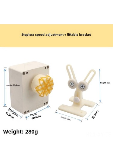 Shineyee Balıkçılık Çubuğu Epoksi Kaplama Makinesi - Dıy Lure Çubuğu Modifikasyonu İçin Hız Ayarlı Ve Yükseltilebilir Sopa, Güdük Bağlama Ve Sarma Aleti