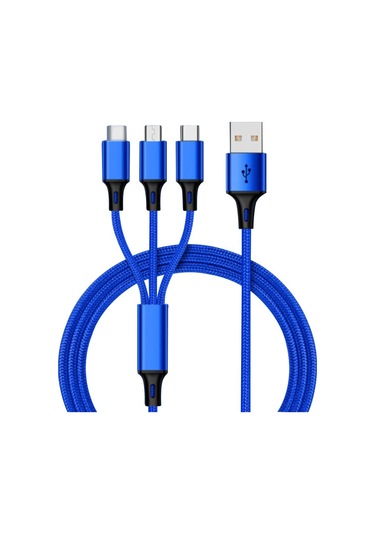 Usb Kablosu İphone Uyumlu 12 11 Xs X 8 7 6 Şarj Şarj Cihazı 3 İn 1 Mikro Usb Kablosu Usb Tip C Cep Telefonu Kabloları Samsung Uyumlu S9