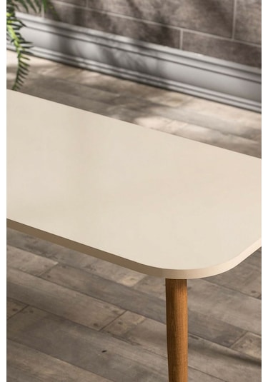 Zigon Sehpa Kr Ve Orta Sehpa Set Torna Kr Krem