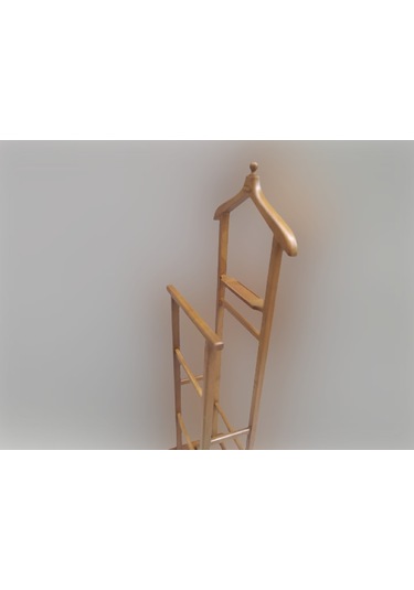 Dilsiz Uşak Çift Tepe Havlulu Model Parlak Ceviz Askılık Kayın To Ceviz