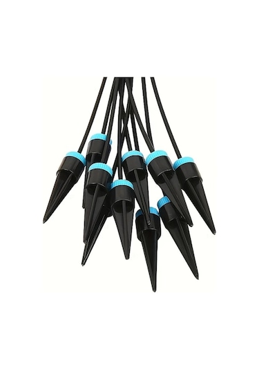 Elmpaly Yeni Uzatma Hortumlu 10 Başlıklı Damla Sulama Seti Bahçe Sulama Sistemi