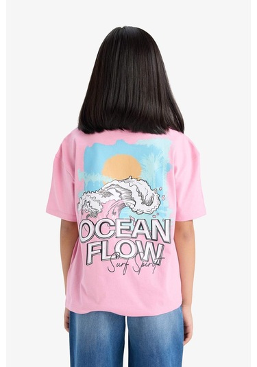 Defacto Kız Çocuk Relax Fit Bisiklet Yaka Sırt Baskılı Kısa Kollu Tişört E0353a825smpn666 Pembe Defacto Kız Çocuk Relax Fit Bisiklet Yaka Sırt Baskılı Kısa Kollu Tişört E0353a825smpn666 Pembe