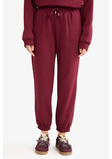Defacto Bordo Kadın Eşofman Altı F9622ax/br115 Bordo