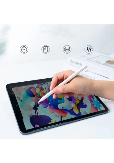 Zore Pencil 09 Dokunmatik Çizim Kalemi Beyaz