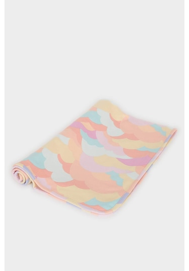 Defacto Kız Bebek Desenli İçi Polarlı Battaniye F5649a5nspr194 Mor