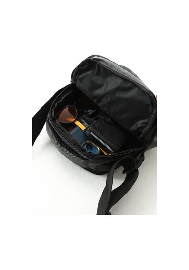 Erkek Omuz Çantası Elde Tutma 23 14 Cm Çapraz Askılı Postacı Çantası Mega Çanta Paraşüt Kumaş Gri