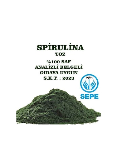 Toz Spirulina 1000 G Gıdaya Uygun Analizli Siprulina Yosun 1 Kg