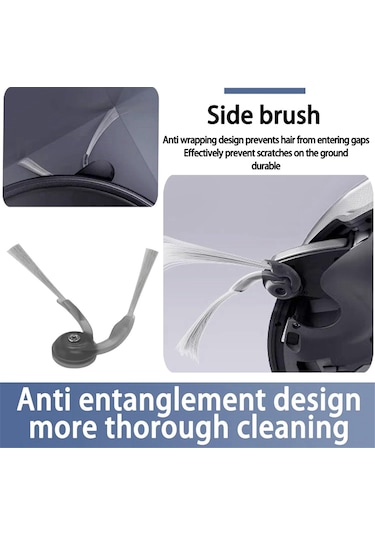 Leasetake Roborock Saros 10r / G20s Ultra Robot Süpürge Parçaları İçin Yedek Aksesuarlar Ana Yan Fırça Hepa Filtresi