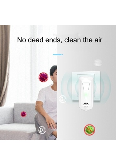 Novahub Ct02 Negatif İyon Hava Arıtma Pet Deodorant Kaldırma Temizleyici, Ab Fişi Siyah Beyaz