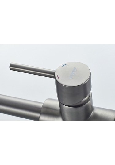 Mutfak Eviye Bataryası Dual Flow Aritma Çikişli Antrasit Gri