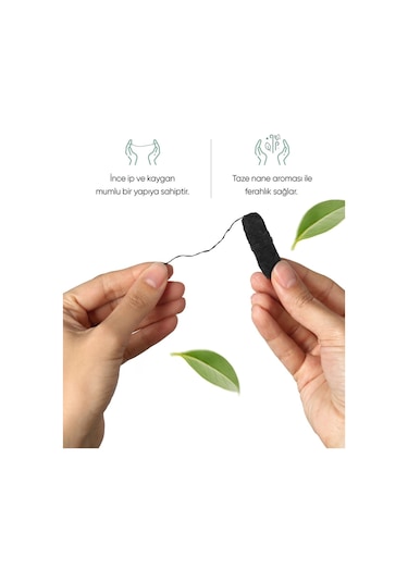 T-brush Activated Charcoal Diş İpi Refill 30 M