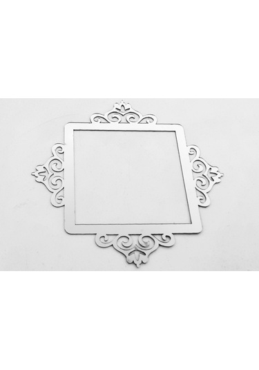 Prizinize Özel İmal Edilebilen Pleksi Priz Süsü Priz Çerçevesi Gümüş-Tekli