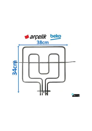 Arçelik-Beko-Altus Uyumlu Üst Fırın Rezistansı 2300 Watt