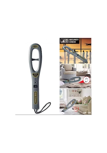 Profesyonel Güvenlikçi El Tipi Üst Arama Altın Metal Arama Dedektörü Hazine Arama El Tipi Gc-101h