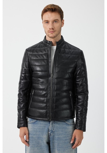 Lugano Siyah Deri Mont 001