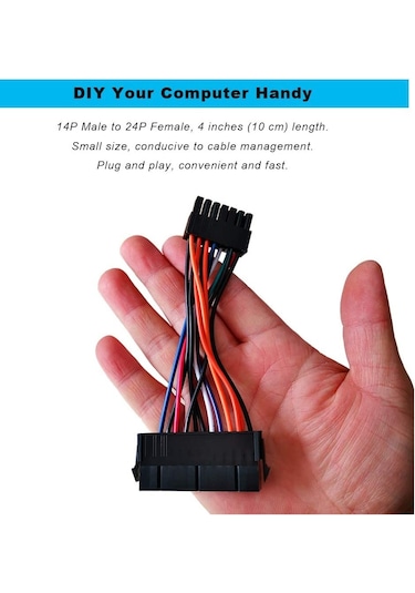 14 Pin Psu Power Supply To 24 Atx Dönüştürücü 4981P Kablo Çeviric