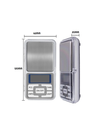 Dijital Hassas Cep Terazisi Kahverengi