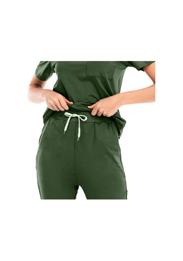 Dolıty Çok Cepli V Yaka İş Elbisesi Ile Nefes Xl-yeşil