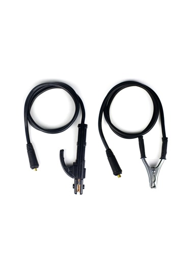 Xindoker 300a Akımsal Bakır+abs Elektrot Ve Toprak Klembi Seti - 1.5m Uzunlukta Kaynak Çekiği Takımı