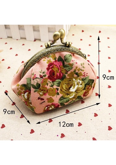 Mavi Kanvas Çanta Bozuk Para Cüzdanı Yaratıcı Küçük Cüzdan El Çantası Bozuk Para Çantası Malzeme Çanta Anahtar Kart Çantası Mavi