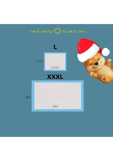 Hızlı Varış 50 Al 50 Bedava Yükseltilmiş Ve Kalınlaştırılmış Yüksek Kaliteli Süper Emici Köpek İdrar Pedi - Orta/büyük Köpekler İçin Uygun, Kamp/ev