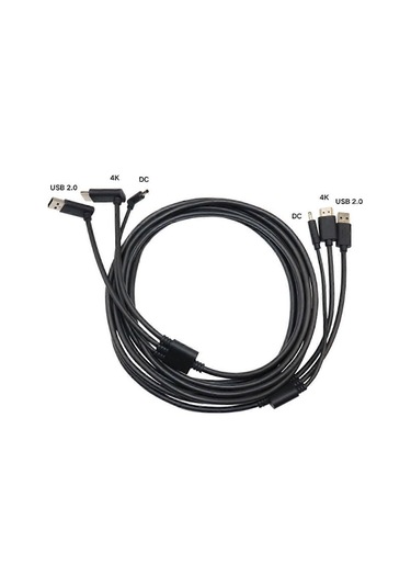 Htc Vive 3'ü 1 Arada Aksesuar Yedek Kablosu - Hdmı Uyumlu, 5 M, Usb, Vr Oyunları İçin Güç - Kaiyi