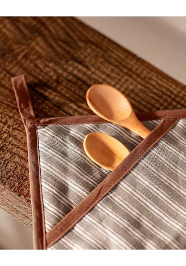 Madame Coco Juste 2'li Mutfak Eldiveni Seti 1keldv0011 Eldiven Seti-gri