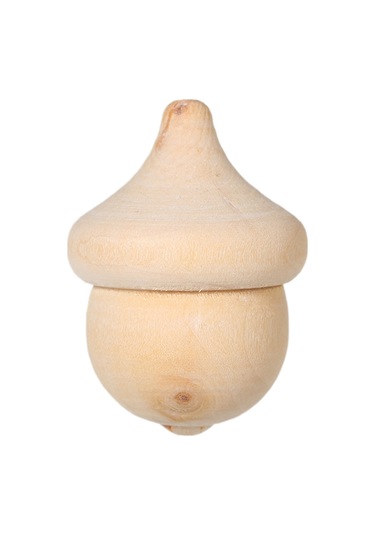 Qingmipy 10 Adet Meşe Palamudu Şekilli Ahşap Bebekler - Dıy Boyama Ve Dekorasyon İçin El Yapımı Ev Ve Parti Süsleri Diğer