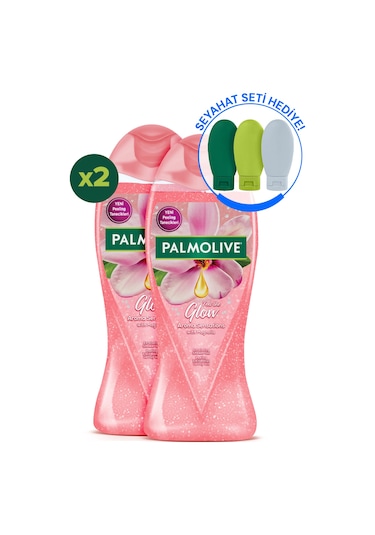 Palmolive Aroma Sensations Feel The Glow Banyo Ve Duş Jeli 2 x 500 ML + Seyahat Kiti Hediye