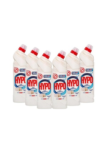 Hyper Hypo Ultra Çamaşır Suyu Beyaz Sabun Kokulu 750 Ml X 6 Adet