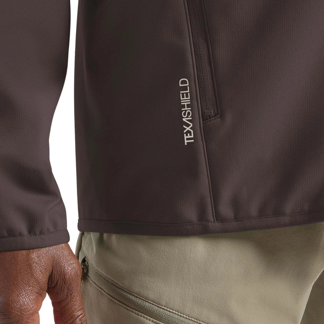 Jack Wolfskın Jack Wolfskin Bornberg Hoody Erkek Kahverengi Softshell D0108 Kahve