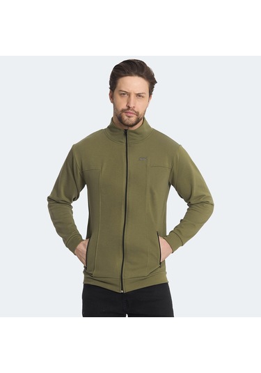 Slazenger KAGISONA IN Erkek Sweatshirt Haki