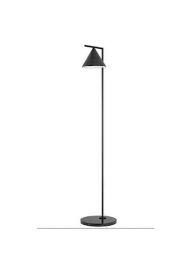 Mlights Retro Rustik Konik Lambader Köşe Lambası Siyah