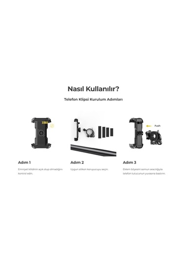 Lamicall Motosiklet Ve Bisiklet Telefon Tutucu Ayarlanabilir Bp03b