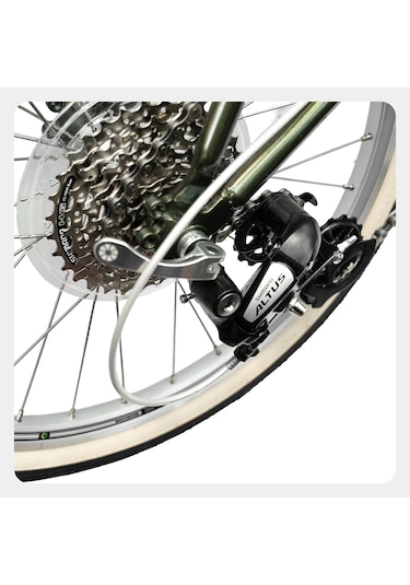 Dahon Boardwalk D8 20 Jant Katlanır Bisiklet 8v Yeşil Siyah
