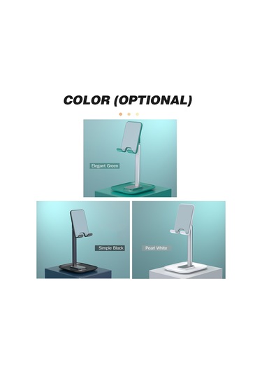 Padalink 12.9 İnç Altı Cihazlar İçin Yüksekliği Ve Açıyı Ayarlanabilir Abs+alüminyum Masaüstü Telefon/tablet Tutucu, Sürtünme Önleyici, Şarj Delikli, Siyah