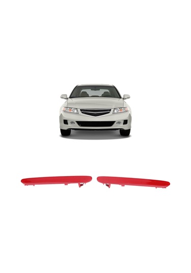Moveevo Arka Tampon Reflektörü Sol-sağ, Abs Malzeme, Güvenliği Artırır, Acura Tsx 2004-2008, Honda Cr-v 2005-2006, Oe: 33555-sea-013, 33505-sea-013