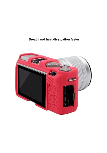 Puluz Soft Silicone Protective Case For Fujıfılm X-a3 / X-a10 Rose Red