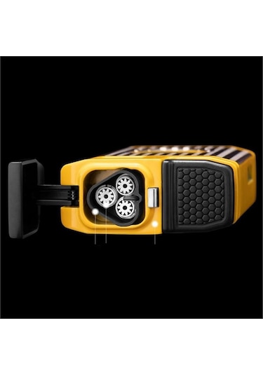 Cohiba Ccm0650 3 Jet Torch Kesicili Puro Çakmağı Sarı