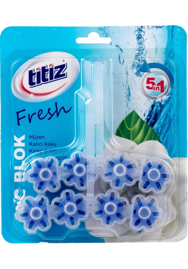 Titiz Klozet Blok Fresh Kokulu 4x2'li 40 G