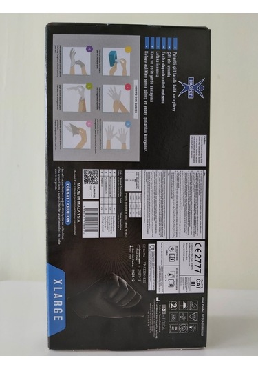 Masterforce Siyah Nitril Kalın Eldiven Xlarge(Xl)Beden
