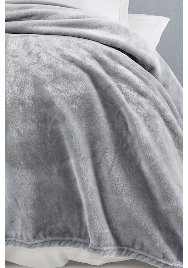 Yataş Bedding Olenna Tek Kişilik Wellsoft Battaniye - Açık Gri