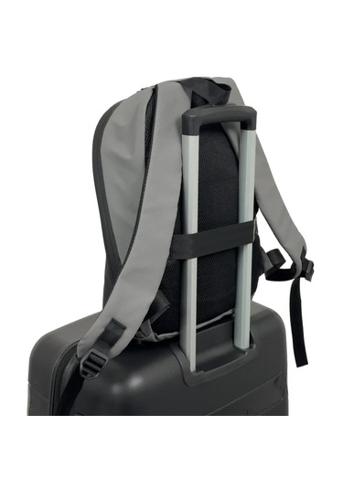 Hotowa Huppi Sırt Çantası Laptop Bölmeli Gri Gri - Siyah