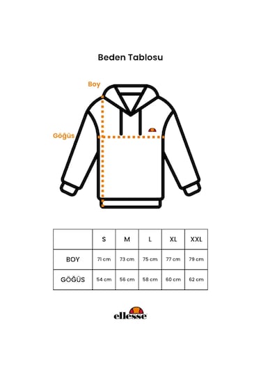 Ellesse Erkek Kapüşonlu Sweatshirt Em253-of