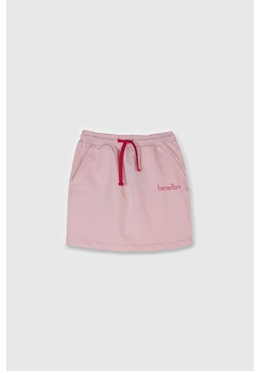 Benetton Kız Çocuk Etek Pembe
