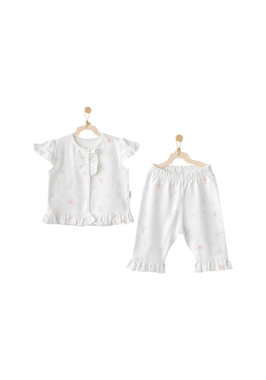 Love Family 2'li Bebe Takım Ekru Çok Renkli